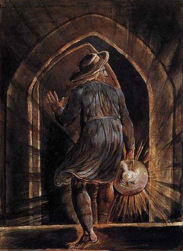 William Blake Los Entering the Grave oil painting image